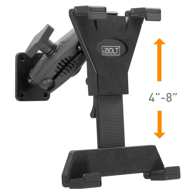 iBolt TabDock AMPs - Heavy Duty Drill Base Mount for All 7" - 10" Tablets (iPad, Samsung Tab) for Cars, Desks, Countertops: Great for Commercial Vehicles, Trucks, Homes, Schools, and Businesses - Image 2